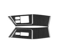 CGBWMB Interior Coche para Nissan para GTR R35 2008 2009 2010 2011 2012 2013 2014 2015 2016 Pegatina para Panel Botones Ventana Puerta Coche Accesorios Coche(Black Carbon)