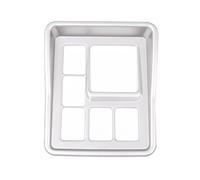 CGBWMB Interior Coche para Toyota para Land para Cruiser para Prado FJ150 150 2010-2019 Pegatina para Panel De Control Central Accesorios Coche(D)