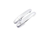 CGBWMB Maneta Exterior Coche Para Toyota Para Prius C Para Aqua Para NHP10 Cubierta De Manija Puerta Conjunto Pegatinas Embellecedoras(Chrome 1 Keyhole 2 doors)