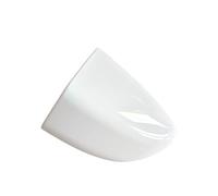 CGBWMB Maneta Exterior Coche Para VW CC Para Passat 2006-2017 LHD Cubierta De Manija Cilindro Cerradura Puerta Delantera Derecha Izquierda 3C0837879 3C0837880(Candy White)