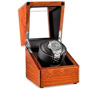 CGCSYZ Caja enrolladora automática para Relojes, Expositor, joyero con Motor silencioso, 5 Modos de rotación, Compatible con Relojes de Hombre y Mujer （4+6）