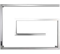 CGCSYZ Calentador de Toallas, toallero eléctrico de Pared con Temporizador de 18 h, Temperatura Ajustable, tendedero de Acero Inoxidable 304, 80 x 60 cm, enchufable, para baño.