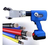 CGCSYZ Cortador de Cables de Alambre eléctrico, Herramienta de Corte hidráulica de 30 mm a 65 mm con 2 Fuentes de alimentación inalámbricas, electricistas para Reparaciones de circuitos (A)