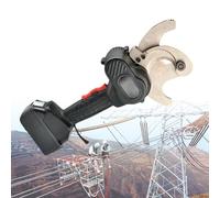 CGCSYZ Cortador de Cables hidráulico eléctrico, Cortador de Cables con Engranajes eléctricos de 18 V, Tijeras con Engranajes para Cables de Cobre y Aluminio (75)