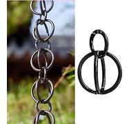 cgdTUxdh Cadena de Lluvia, Anillo de aleación Aluminio para jardín japonés en casa Familia, Longitud Personalizable(3m/10ft)