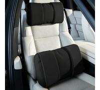 CGDXG Soporte Lumbar y Reposacabezas para Auto para Ford Ranger XL Pickup Truck 2019-2025 Cojín de Cuello Transpirable Correa Ajustable Comodidad de Manejo Lavable