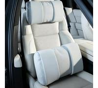 CGDXG Soporte Lumbar y Reposacabezas para Auto para Ford Super Duty XLT Pickup Truck 2010-2025 Cojín de Cuello Transpirable Correa Ajustable Comodidad de Manejo Lavable