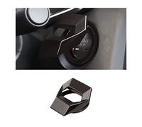 CGEAMDY 1Pc Cubierta del Interruptor de Encendido Cubierta de Botón de Arranque del Coche, General Start Stop Coche, Cubierta Boton Arranque, Apto para la Mayoría de los Coches (Negro Gunmetal)