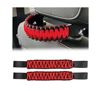 CGEAMDY 2 Pcs Asas Reposacabezas Traseross de Coche, Reposabrazos Universales deSequridad para Coches, Asideros para Asientos Traseros Accesorios para Coches para SUV, Camion, Furgonetas