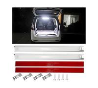 CGEAMDY 2 Piezas Barra De Luz Interior, Barras Iluminación Led Para Automóviles, Barra De Luz Interior Coche Luz Suave No Hace Daño A Los Ojos, Regleta Iluminación Lectura Cabina Coche(168 Perlas)