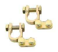 CGEAMDY 2 Piezas Bornes Bateria Coche, Bornes Batería Conectores De Batería, Terminales Conexión para Baterías De 12 V Y 24 V, Bornes De Batería para Coches Barcos Camiones Furgonetas Motocicletas