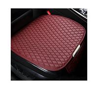 CGEAMDY 2 Piezas Cojín para Coche, Fundas Asientos Coche Universales, Cómodo y Transpirable PU Cuero Coche Interior, Lavable and Antideslizante, Cuatro Estaciones Generales para Truck, SUV (Rojo)