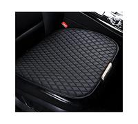 CGEAMDY 2 Piezas Cojín para Coche, Fundas Asientos Coche Universales, Cómodo y Transpirable PU Cuero Coche Interior, Lavable and Antideslizante, Cuatro Estaciones Generales para Truck, SUV (Negro)