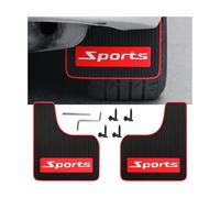 CGEAMDY 2 Piezas Guardabarros Ancho Universal, Salpicaduras De Vehículos, Faldillas Antibarro, Guardabarros Delanteros Traseros Carrocería Protector contra Salpicaduras Auto(Sports)
