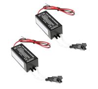 CGEAMDY 2 Piezas Halo Anillos De Ojos De ángel Inversor CCFL Lastre, CCFL Reemplazo Angel Eyes Inversor, CCFL Angel Ojos Inversor para E36 E46 E53 E83, Angel Eyes Inversores Anti Interferencia