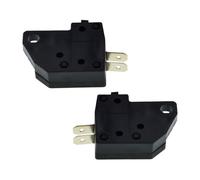 CGEAMDY 2 Piezas Interruptor De Freno Luz Stop Motocicleta Izquierda Derecha, Freno Barra Izquierda Derecha Interruptor De Luz Botón Presión, Universal Moto Izquierda Derecho Freno Luz Interruptor