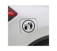 CGEAMDY 2 Piezas Pegatina Para Tapa De Depósito De Combustible, Depósito Combustible Calcomanías Del Coche, Etiqueta Engomada Del Estilo Del Coche, Pegatinas De Coche Etiqueta Engomada(Negro)