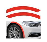 CGEAMDY 2 Piezas Protector Parachoques Coche Protector De Arañazos, Protector Cejas Arco Rueda De Coche, Tira Anticolisión Para Cejas De Rueda, Accesorio Protección Universal Para Automóviles(Rojo)