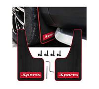 CGEAMDY 2 Piezas Salpicaduras De Vehículos, Faldillas para Coche, Guardabarros De Coche Universales, Guardabarros Delanteros Traseros Carrocería Protector contra Salpicaduras Accesorios(Rojo)