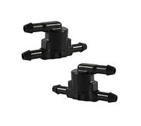 CGEAMDY 2 Unids Arandela de Parabrisas Conector T, Universal Válvula de Retención para Limpiaparabrisas, 3 Vías Válvula de Retención, 85321-28020 Rendimiento Estable, Resistencia Al Calor