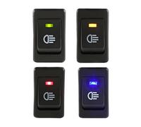 CGEAMDY 4 Piezas Auto Boton Interruptor Rocker Switch, Balancin Interruptor Luz Boton On Off para Coche Barco Moto, 4 Pines ON/Off Interruptor Basculante Universal para Lámpara Luz Niebla, para Coche