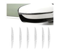 CGEAMDY 6 Piezas Tira Anticolisión para Coche, Tira Protección Parachoques, Protección para Puertas De Coche Anti-Arañazos Impermeable, Protectores De Borde De Puerta Coche, Auto, Camión(Blanco)