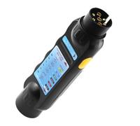 CGEAMDY 7 Pin Comprobador Remolque Circuitos, Remolque Dispositivo de Prueba Iluminación, 12 V Toma Probador Diagnóstico, para Caravana, Freno Luz, Coche Camión Trasero, Automoción Accesorios