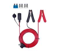 CGEAMDY Adaptador De Pinzas Cocodrilo Batería Coche a Mechero, Pinzas Cocodrilo a 12v/24v Adaptador Enchufe Del Encendedor Cigarrillos, Auto Adaptador Cable De Extensión Para Encendedor Cigarrillos