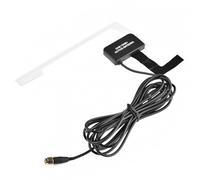 CGEAMDY Antena DAB para Coche, Parche Antena de Radio Digital, Montaje en Vidrio, Conector SMB