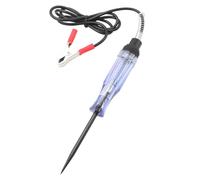 CGEAMDY Automotriz Probador De Circuito, Comprobador De Circuito De Voltaje 6V 12V 24V DC, Probador Continuidad Fusibles Coche Con Luz Indicadora, Para Cables, Fusibles, Enchufes Y Más(Rojo)