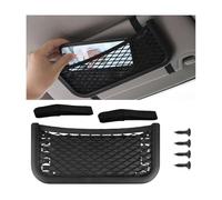 CGEAMDY Bolsa Organizadora Malla para El Coche, Red De Bolsillo Organizador Coches, Bolsa Malla Organizadora del Desorden del Coche, Red Organizadores De Velcro, Bolsillo Mallas Elástica Enmarcado