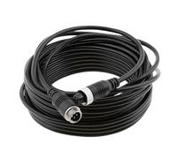 CGEAMDY Cable Extensión Aviación, Cable Cámara Respaldo Visión Trasera, Coche 4 Pines Cable Alargador Vídeo, Línea para Autobús, Camión, Cámara Visión Trasera, Autocaravana, Vehículo, Remolque