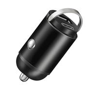 CGEAMDY Carga Teléfono Coches, Cargador Coche Carga Rápida, USB Mechero Coche, Mini Cargador Metálico Coche, Cargador De Coches Oculto, Universal Interior Decoración Accesorios Para Automoción
