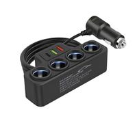 CGEAMDY Cargador De Coche, Adaptador Mechero Coche 12V/24V, Enchufe Múltiple Para Encendedor Cigarrillos, Divisor Encendedor Cigarrillos, USB C Divisor Encendedor Cigarrillos, Accesorio Para Coches