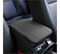 CGEAMDY Cojín de apoyabrazos de coche de piel, funda para consola central para apoyabrazos, accesorios cómodos para asientos de coche para la mayoría de coches, motocicletas y SUVs (Gris)