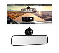 CGEAMDY Espejo Retrovisor Interior para Coche, Espejo Retrovisor Universal con Ventosa, Espejo Plano Gran Angular, Retrovisor Antideslumbrante, 360 Grados Espejo de Observación para Bebés Ventosa