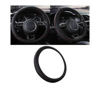 CGEAMDY Funda De Volante Microfibra Suave, Funda Protectora De Cuero para El Dirección Controlador del Coche, Curvas Deportivas Protector Volante para Hombres Mujeres Cuatro Estaciones(Negro)