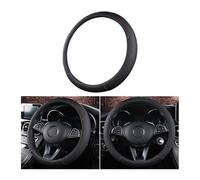 CGEAMDY Funda Volante Coche, Cubierta De Volante De Cuero De Microfibra, Cubre Volante Sport Antideslizante Transpirable, Funda Volantes Coche Universal Todos Los Volantes Estándar(Negro)