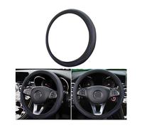 CGEAMDY Funda Volante Coche, Cubierta De Volante De Cuero De Microfibra, Cubre Volante Sport Antideslizante Transpirable, Funda Volantes Coche Universal para Volantes Estándar(Negro Azul)