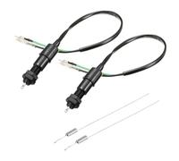 CGEAMDY Interruptor de luz de freno trasero para motocicleta, 2 unidades, con muelle, universal, con muelle, para quad bikes, scooters, interruptor de luz de freno trasero