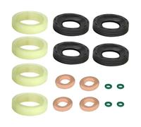 CGEAMDY Kit De Juntas De Inyector Diesel, Juego Oring Arandela Sello Inyector Combustible Kit Junta Reemplazo, Kit Arandelas Sello Inyector Diesel Reparación del Sello Recambio, Accesorios Auto Moto