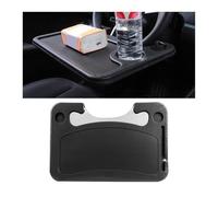 CGEAMDY Mesa Coche Conductor Mesa Coche Mesa-Volante Soporte Ordenador Portátil, Escritorio para Volante Bandeja para Volante-Coche Y Soporte para Asiento Vehículo, Mesa Comedor Volante Coche(Negro)