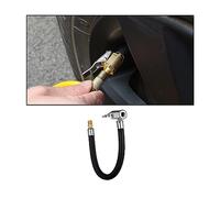 CGEAMDY Neumático Bomba Manguera Adaptador, Tubo Extensión Bomba, Manguera Inflado de Neumáticos, Extensión Manguera InfladorNeumáticos, NeumáTico NeumáTico Chuck Inflador Bomba Mangueras(30cm)