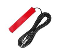 CGEAMDY Parche de Antena de Coche, Parabrisas Antena Adhesiva, Adaptador Parche con Cable Extensión 3m, para Sintonizador de Coche, RV y SUV