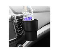 CGEAMDY Portavasos Multifunción Coche, Portavasos Portátil para Colgar Botella De Salida De Aire Coche, Portabotellas De Café para Colgar En El Ventilador del Coche, para Bicicleta Scooter(Negro)