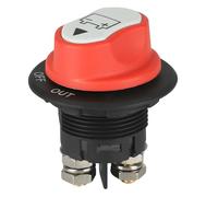 CGEAMDY Vehículo Interruptor Aislamiento Batería, Interruptor Aislador Batería, Coche Interruptor Principal Batería 50A 100A, para Moto, Camión, Barco, Caravana, Automoción, Duradero(50A)