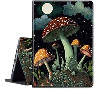 CGFGHHUY Funda para iPad de 10ª generación 2022, ligera, protectora, de piel sintética, con soporte inteligente y encendido automático, para iPad de 10ª generación de 10.9 pulgadas 2022 - Setas y luna