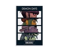 CGHSDJ Gorillaz Demon Days - Lienzo impermeable para pared, impresión HD resistente a los rayos UV, adecuado para salas de estar y pasillos, es un gran regalo, estilo sin marco, 40 x 60 cm