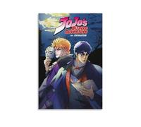 CGHSDJ JoJo's Bizarre Adventure - Póster de lienzo impermeable para pared, impresión HD resistente a los rayos UV, adecuado para salas de estar y pasillos y es un gran regalo, estilo sin marco, 20 x