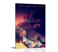 CGHSDJ Póster de lienzo impermeable de Palo Alto para pared, impresión HD resistente a los rayos UV, adecuado para salas de estar y pasillos, y es un gran regalo estilo marco de 40 x 60 cm